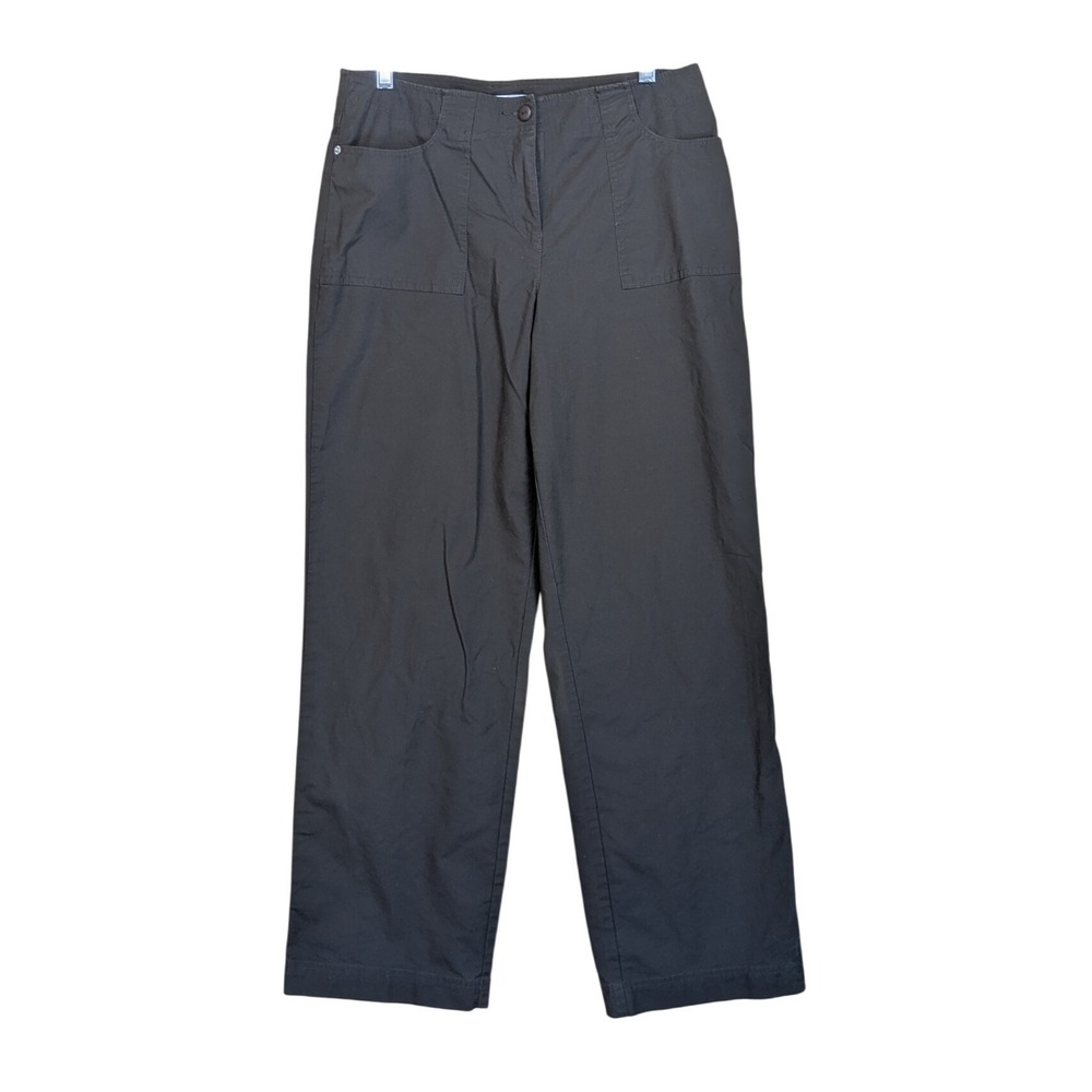 Pendleton Pants Brown Casual Minamilist Career Wide Leg‎ Cotton Blend Women's 10